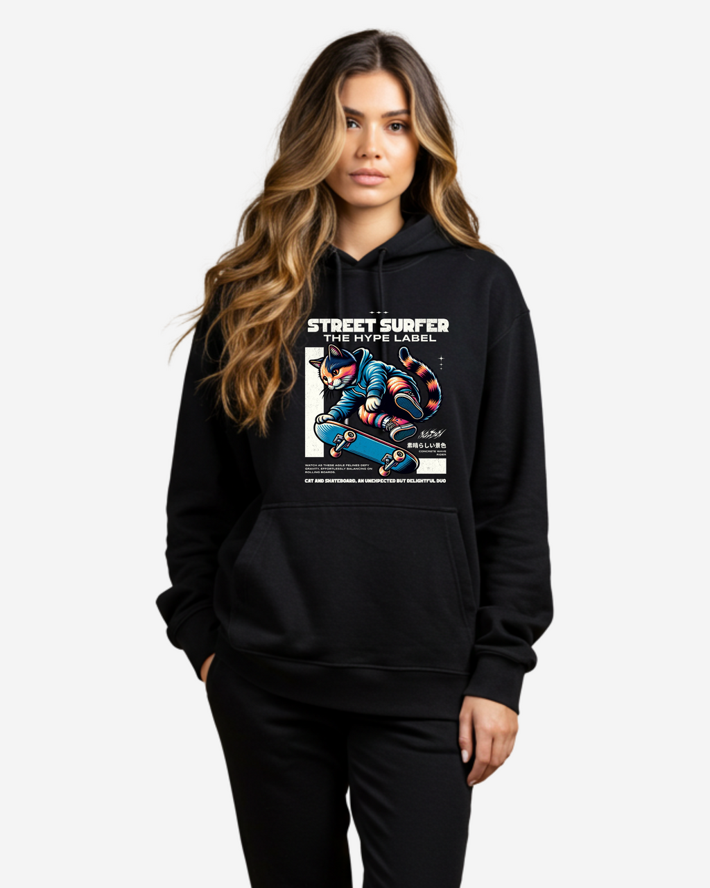 Street Surfer Women's Oversized Hoodie
