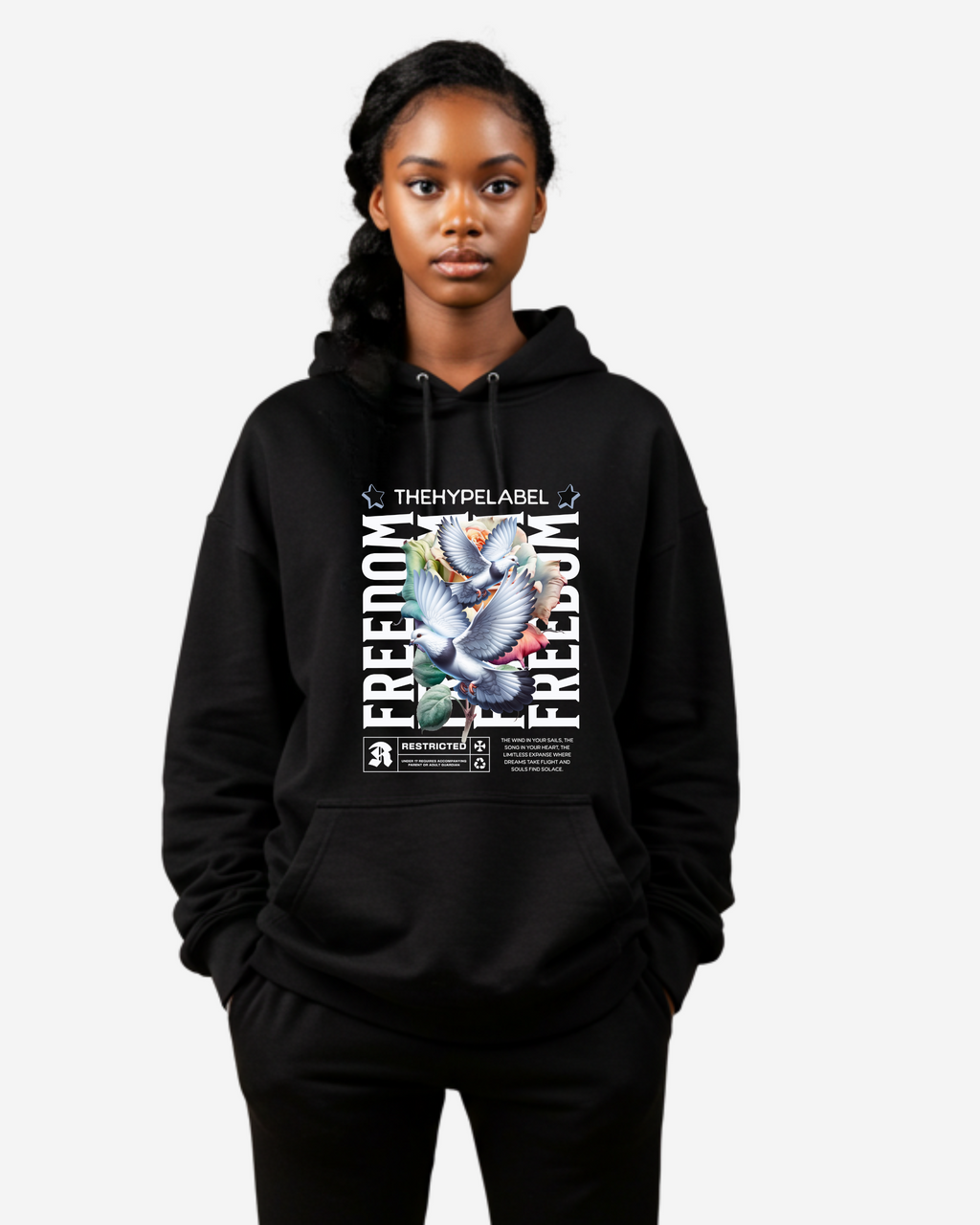 Pigeon Freedom Women's Oversized Hoodie
