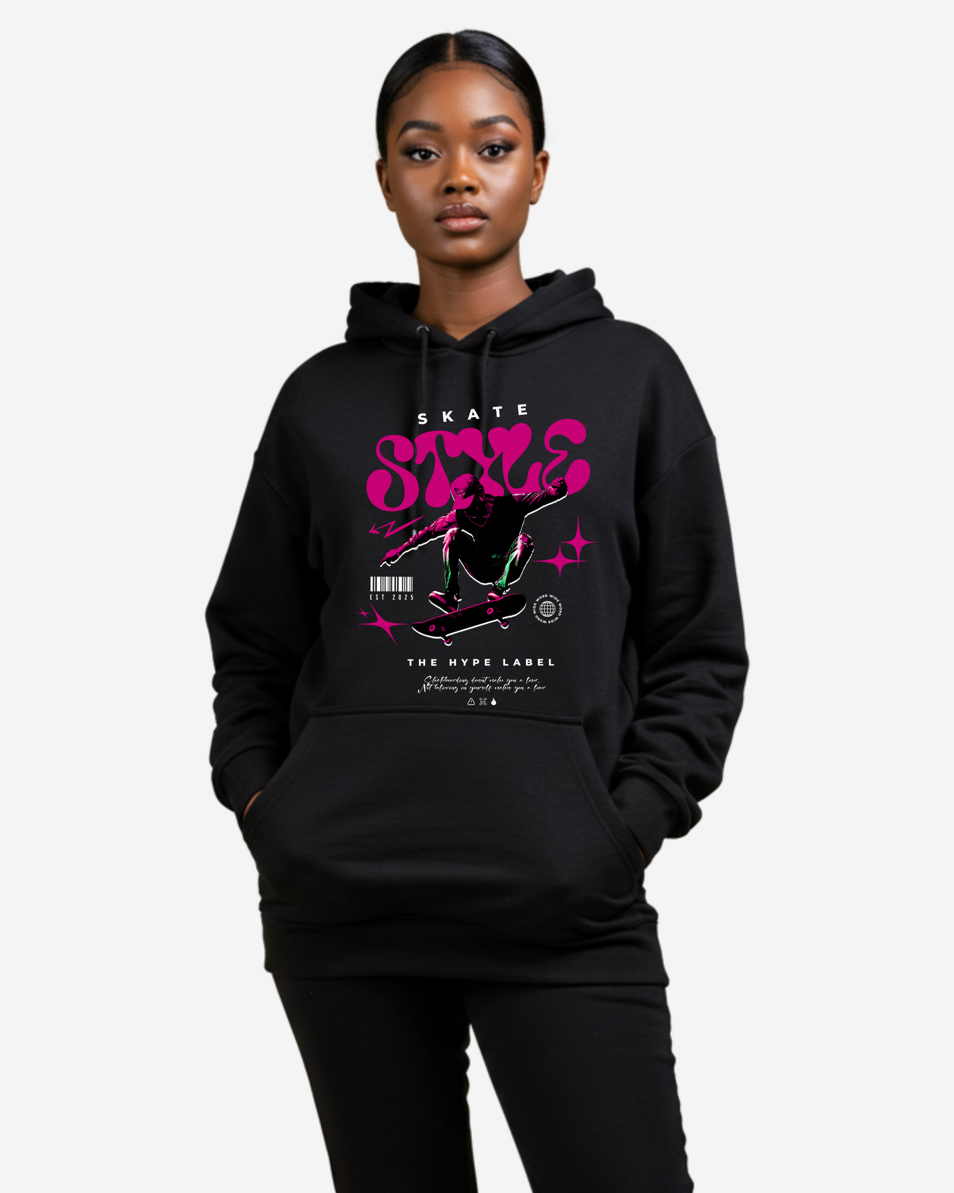 Skate Style Women's Oversized Hoodie
