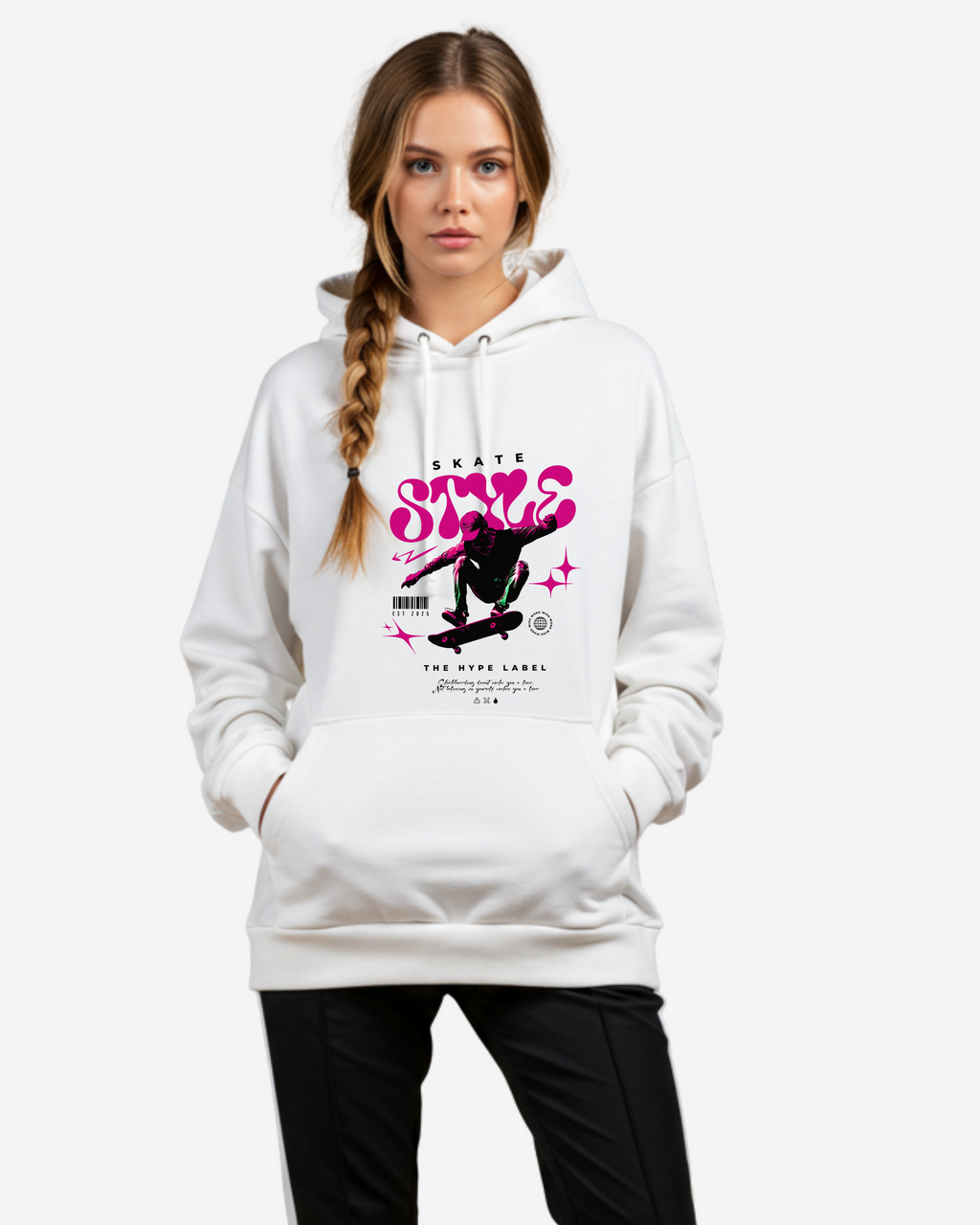 Skate Style Women's Oversized Hoodie